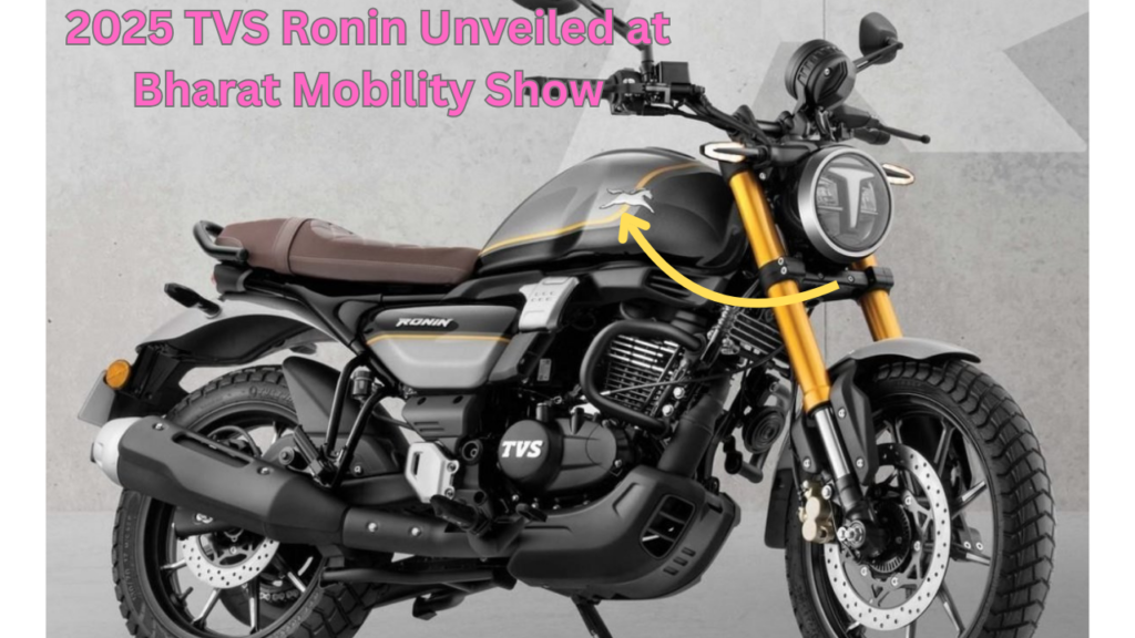 2025 TVS Ronin Unveiled at Bharat Mobility Show